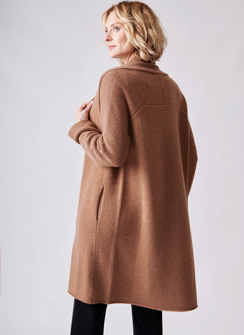 Repeat Organic Cashmere Open Cardigan