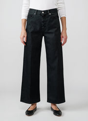 Elsa Relaxed Straight Velvet Jeans