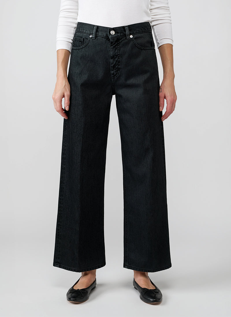 Elsa Relaxed Straight Velvet Jeans