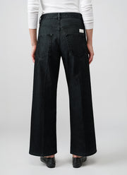 Elsa Relaxed Straight Velvet Jeans