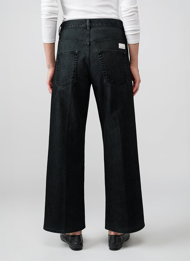 Elsa Relaxed Straight Velvet Jeans