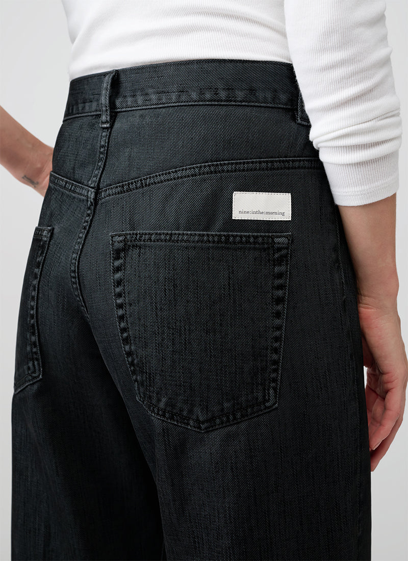 Elsa Relaxed Straight Velvet Jeans