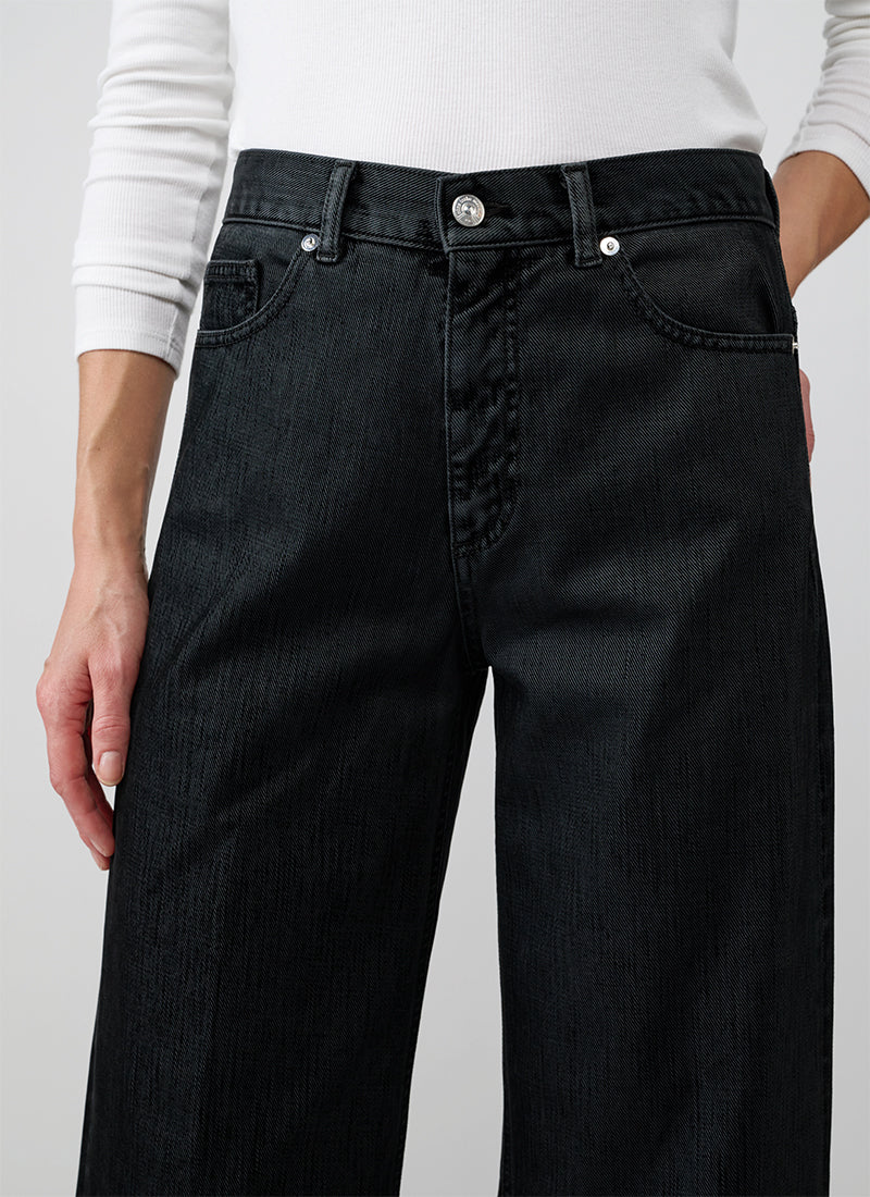 Elsa Relaxed Straight Velvet Jeans
