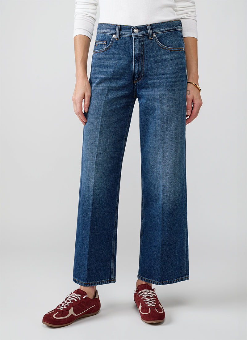 Elsa Relaxed Straight Denim Pant
