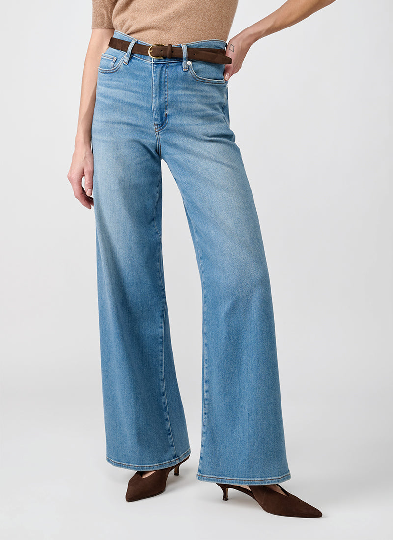 Le Slim Palazzo Jeans