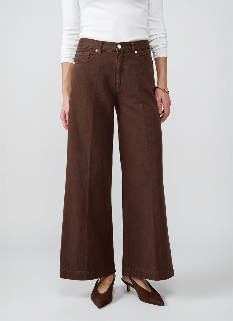 Nadia Palazzo Denim Pant