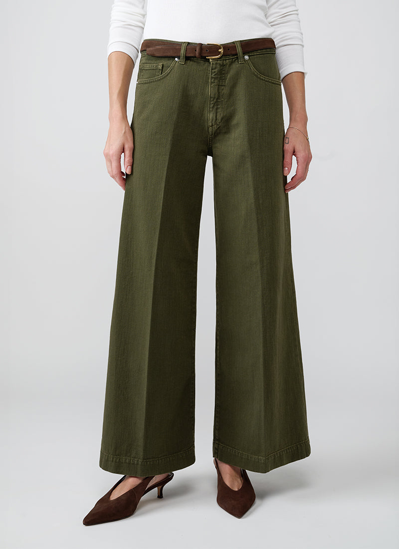 Nadia Palazzo Denim Pant