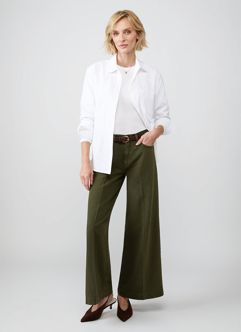 Nadia Palazzo Denim Pant
