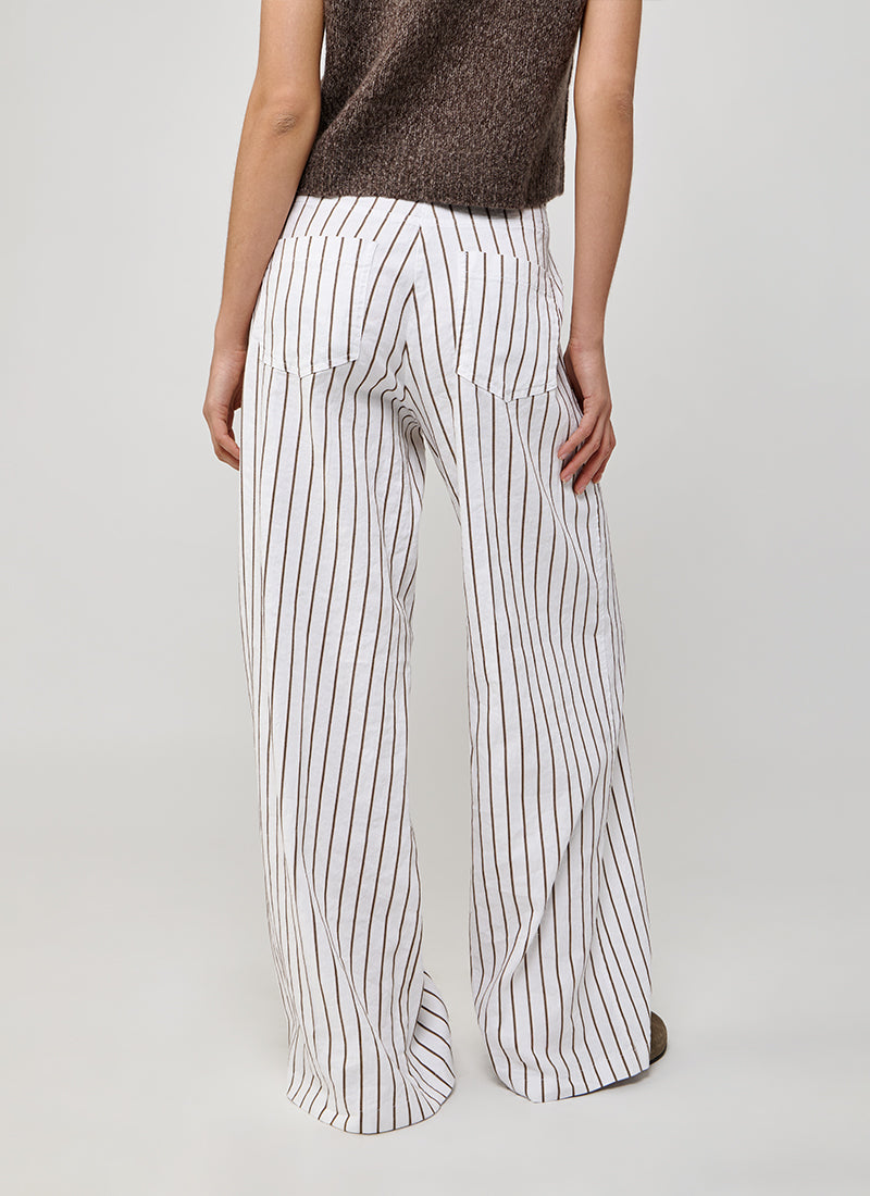 Cambio Adrienne Striped Drawstring Pants