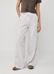 Cambio Adrienne Striped Drawstring Pants