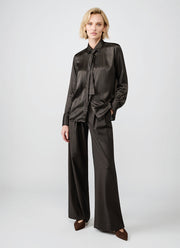 Antonelli Dafne Pinstripe Tie Shirt