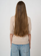 Short Sleeve Organic Cashmere Knit