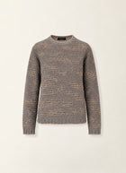 Crew Neck Distressed Sweater