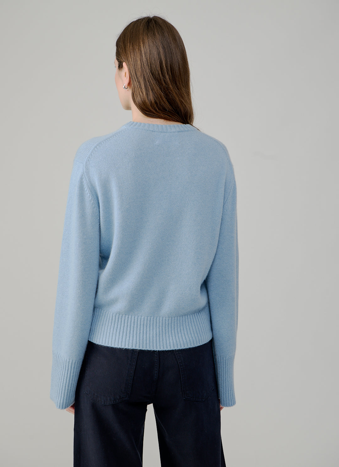 Cashmere Ribbed Cuff Sweater by FTC Cashmere at Andrews