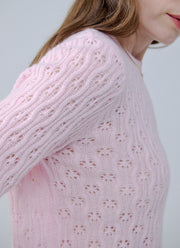  Fancy Stitch Cashmere Crew Neck Pullover by Autumn Cashmere at Andrews 