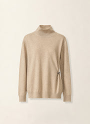 Knot Detail Turtleneck