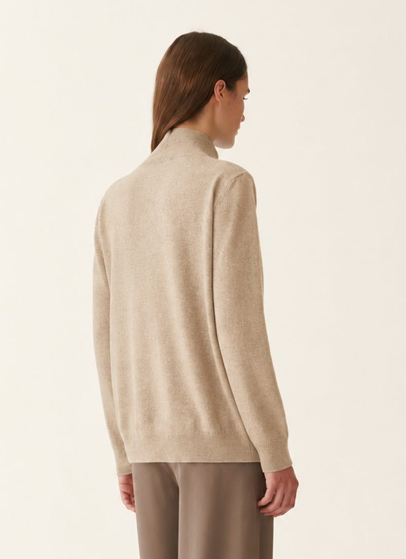 Knot Detail Turtleneck