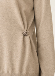 Knot Detail Turtleneck