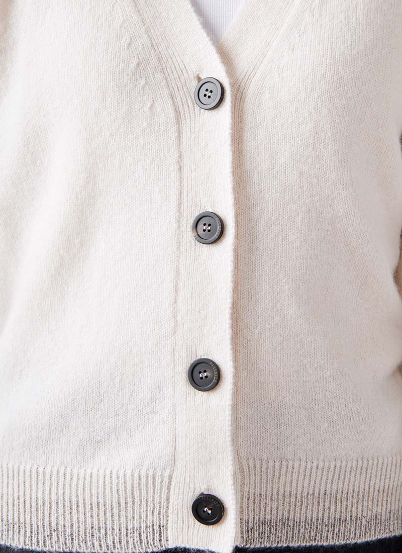 Peserico Wool-Blend Knit Cardigan