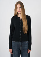 Organic Cashmere Knit Cardigan