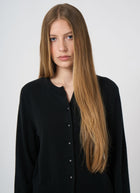 Organic Cashmere Knit Cardigan