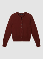 Organic Cashmere Knit Cardigan