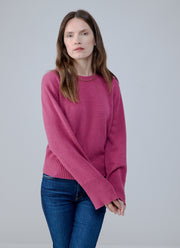 Cashmere Ribbed Cuff Sweater by FTC Cashmere at Andrews