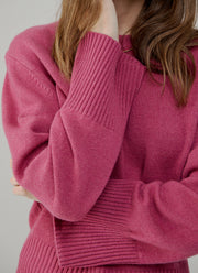 Cashmere Ribbed Cuff Sweater by FTC Cashmere at Andrews