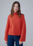  Cashmere Ribbed Highneck&nbsp;Pullover by FTC Cashmere at Andrews 