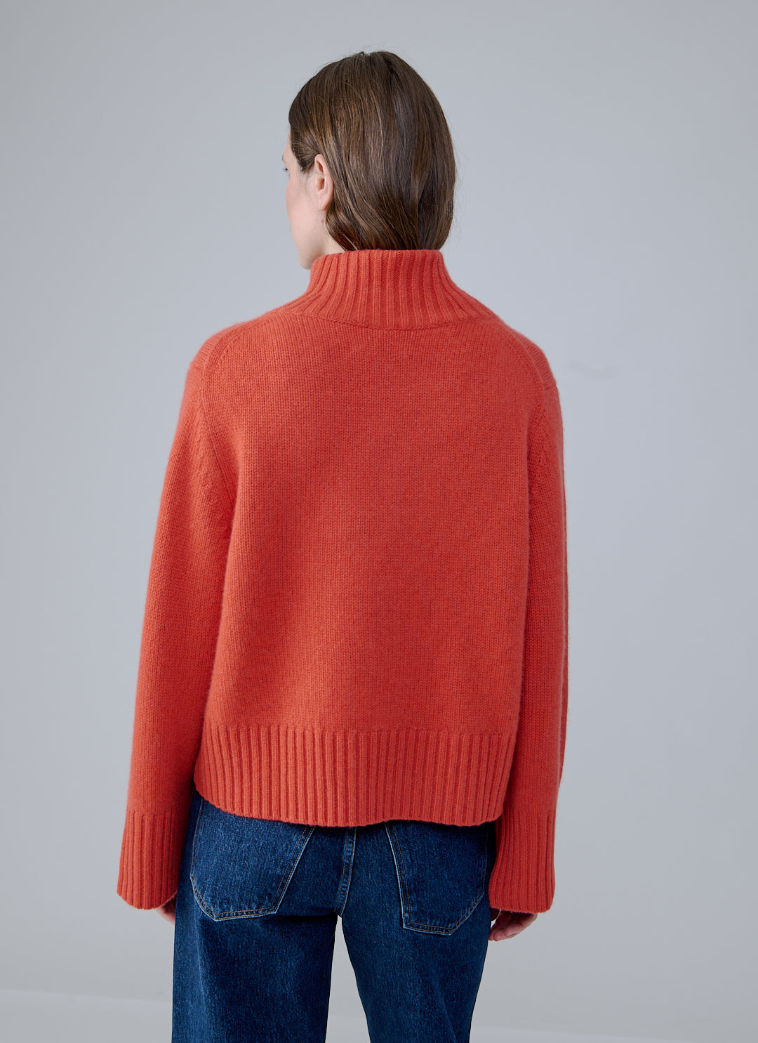  Cashmere Ribbed Highneck&nbsp;Pullover by FTC Cashmere at Andrews 