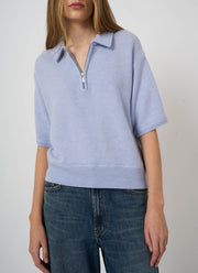 Cashmere Zip Collar Pullover
