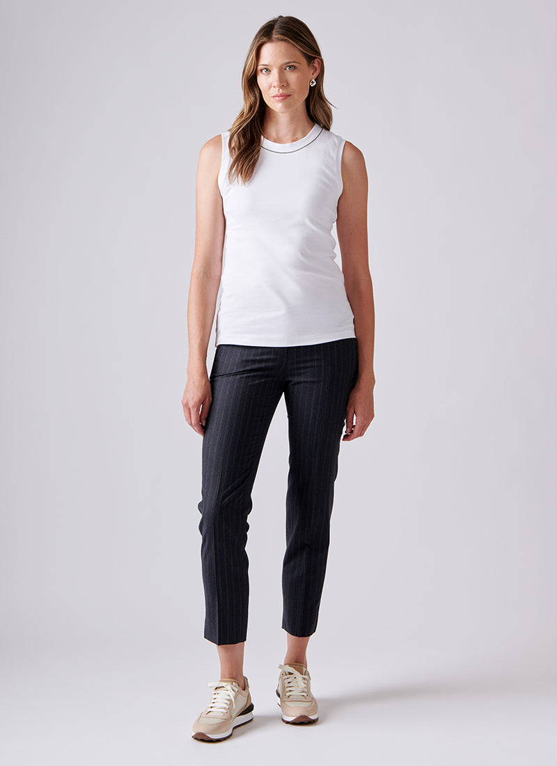 Peserico Stretch Micro Rib Jersey Tank