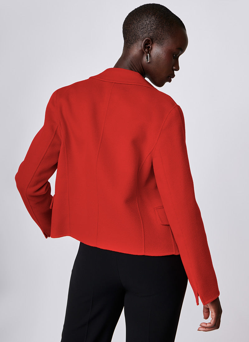 Max Mara Armonia Double-Breasted Short Jacket
