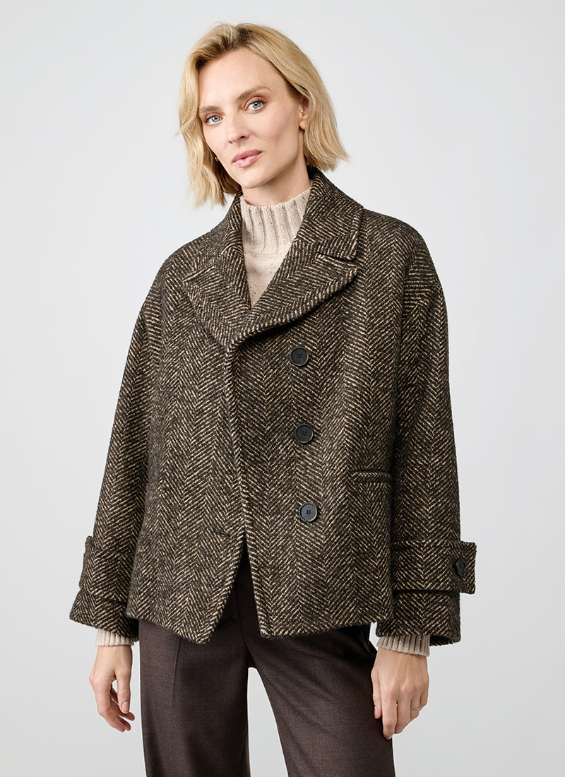 Antonelli Verga Herringbone Jacket