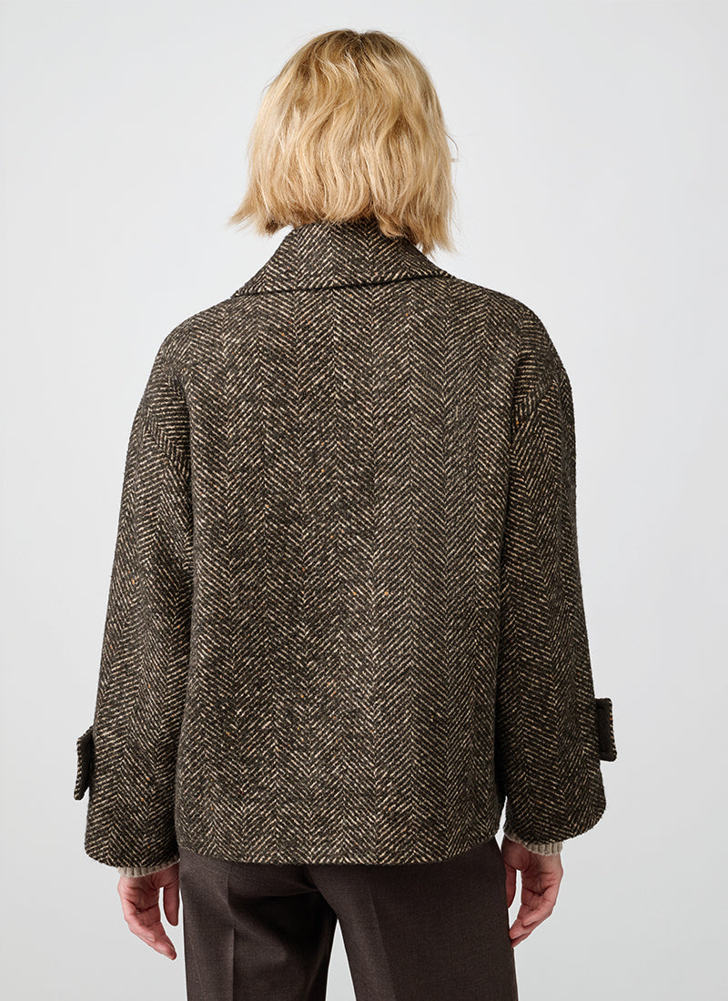Antonelli Verga Herringbone Jacket