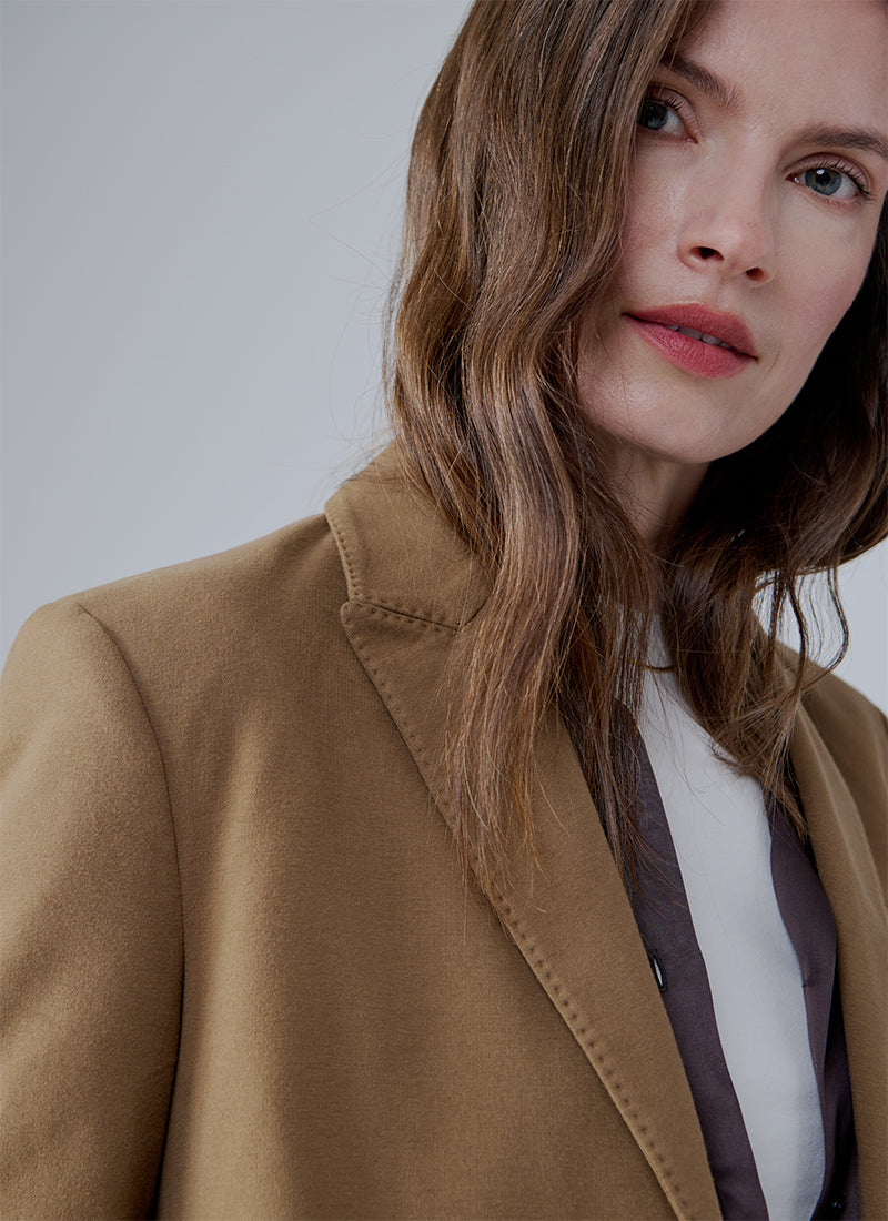  Boyfriend Light Fleece 1 Button Blazer by Circolo 1901 at Andrews 