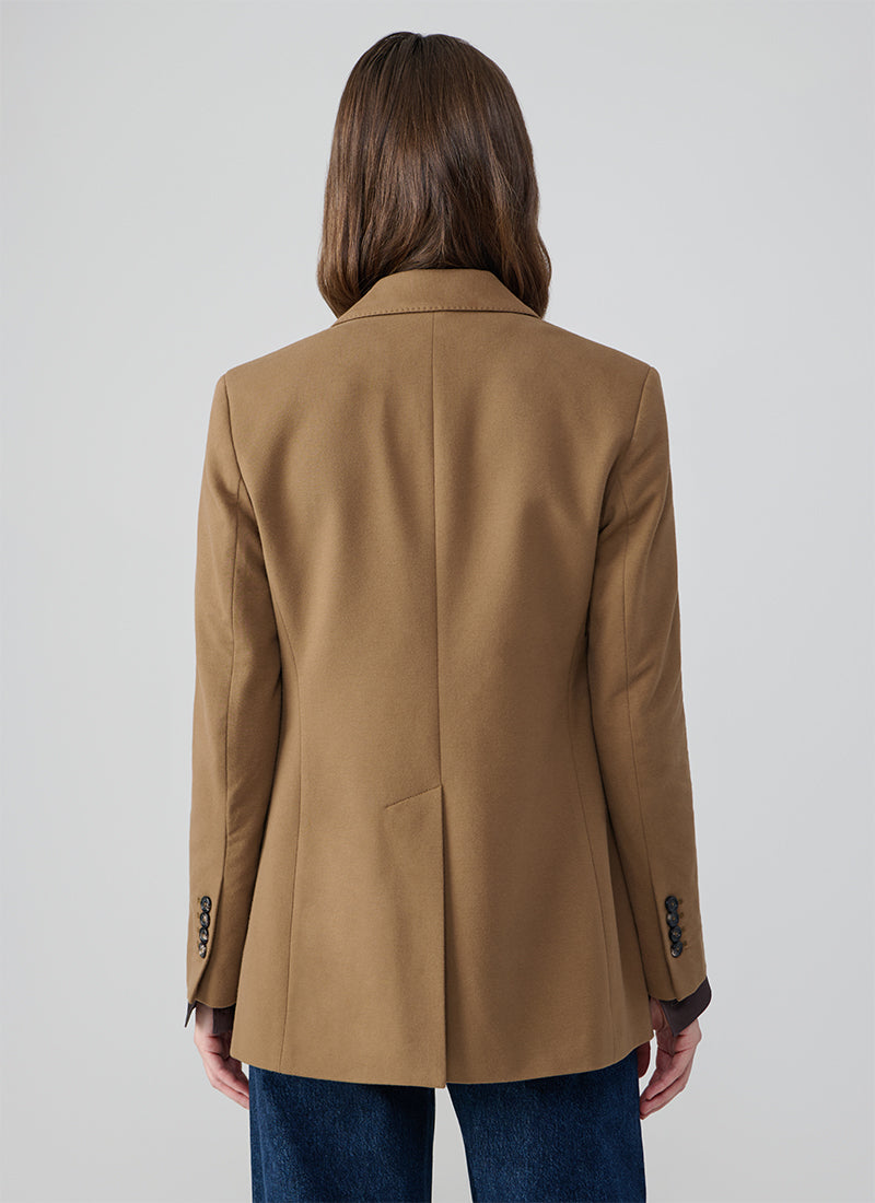 Boyfriend Light Fleece 1 Button Blazer