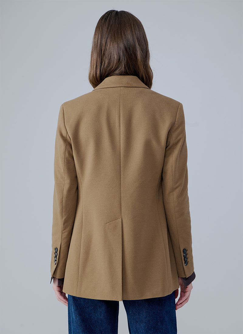  Boyfriend Light Fleece 1 Button Blazer by Circolo 1901 at Andrews 