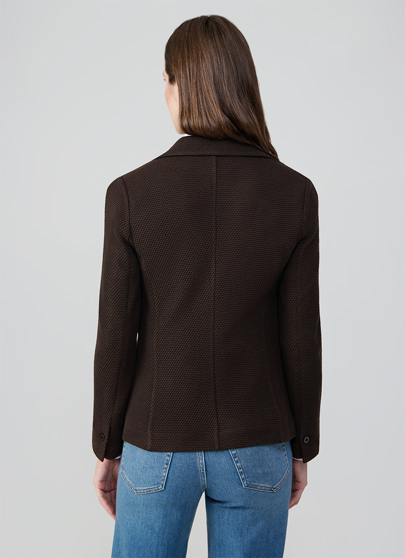Slim Fit 2 Btn Honeycomb Cotec