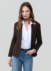 Slim Fit 2 Btn Honeycomb Cotec