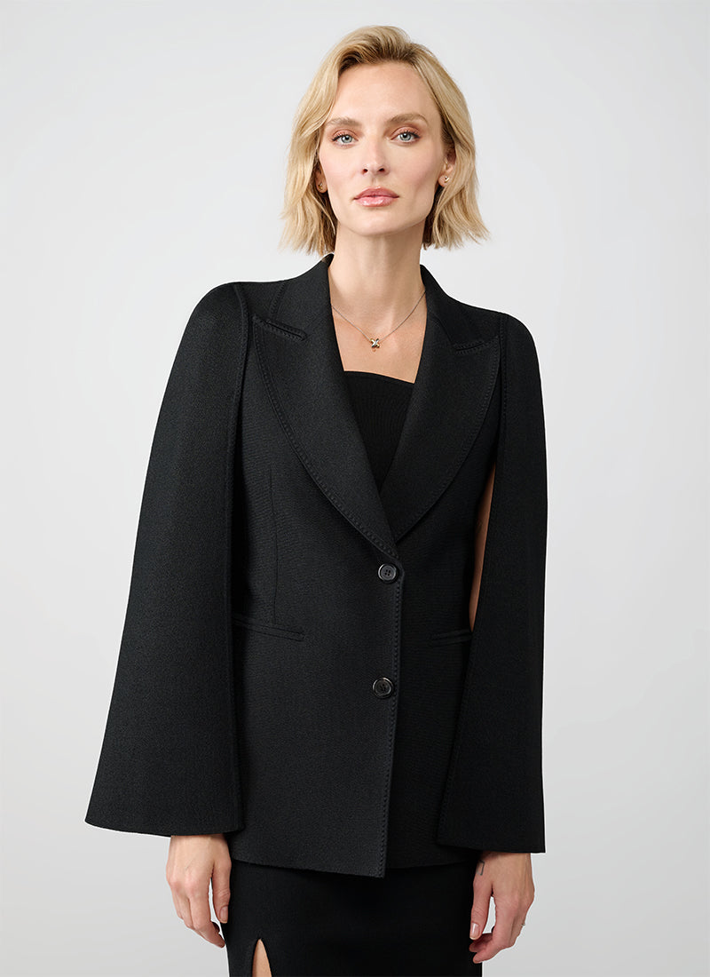 Juna Cape-effect Tailored Jacket