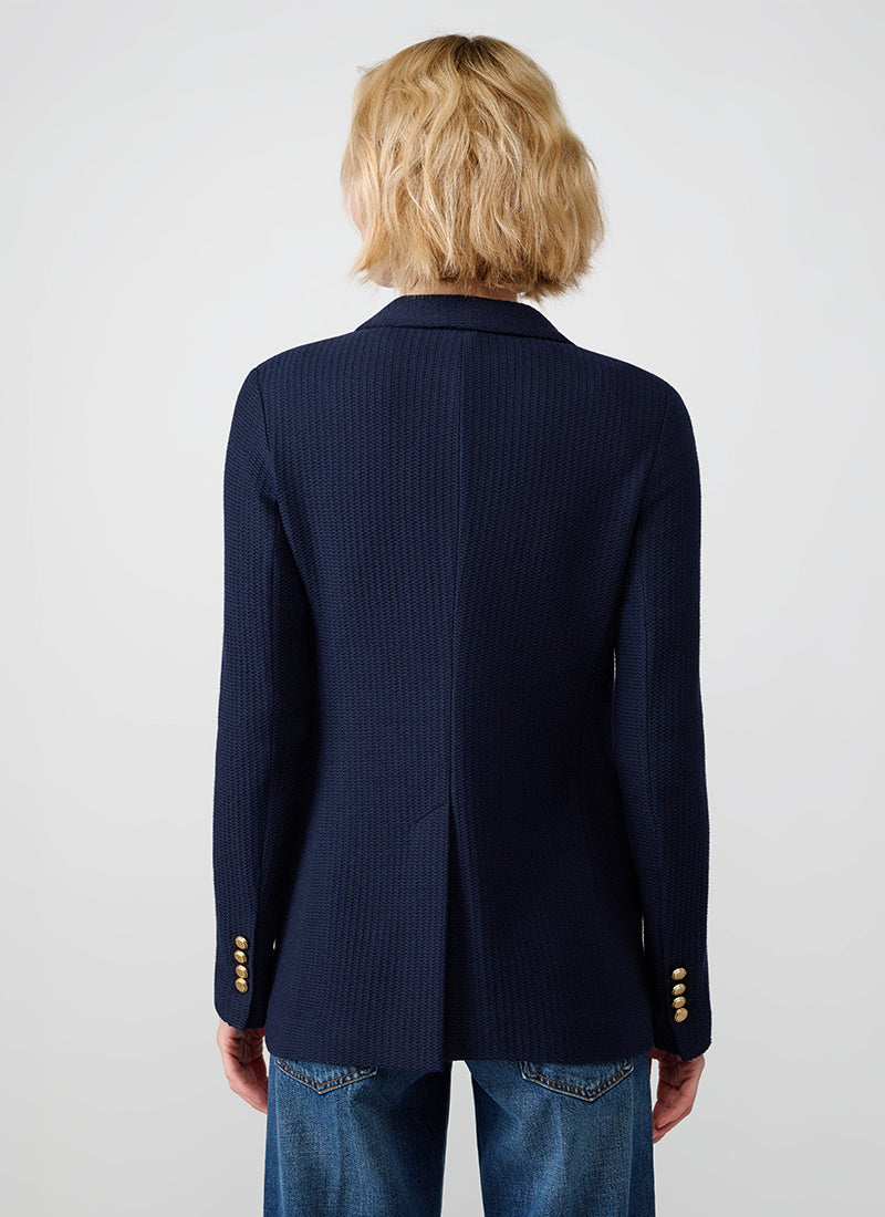 Double Breast Jersey Blazer