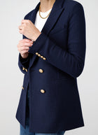 Double Breast Jersey Blazer