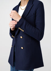 Double Breast Jersey Blazer