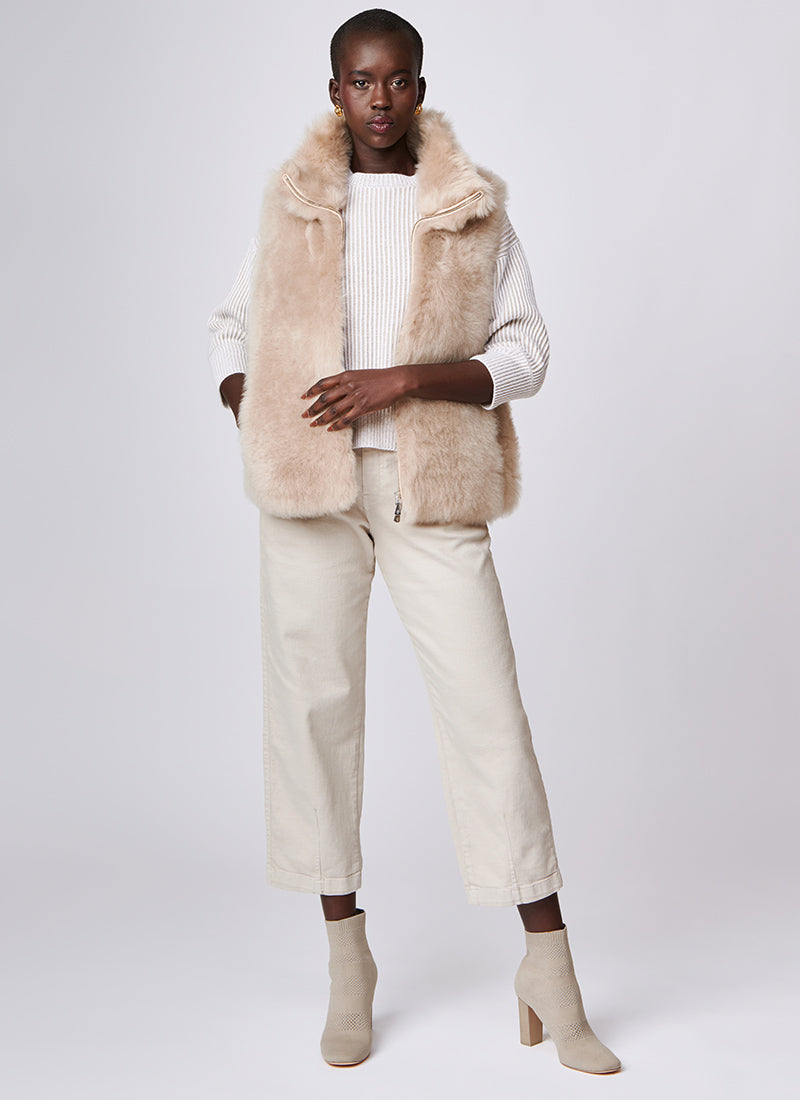 Shearling Gilet