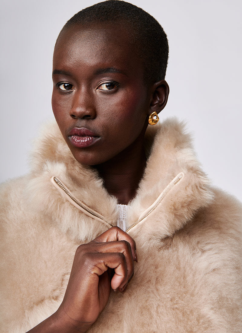 Eleventy Shearling Gilet