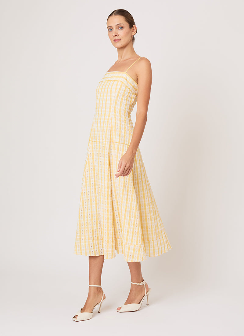 Rosie Assoulin Drop Me A Note Midi Dress