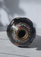 Haute Curature Takahara Komajiro Cloisonne 6 Lobed Vase, Late Meiji Era, Japanese