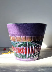 Haute Curature Italian Mid Century Modern 'Alla Moda' Palette Plant Pot, 1960s