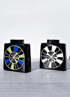 Haute Curature Pair of Carl-Harry Stålhane Rapsodi (Rhapsody) Series Swedish Mod Vases for Rorstrand, 1957